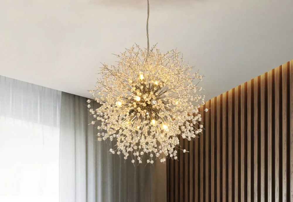 ceiling flush mount crystal chandelier