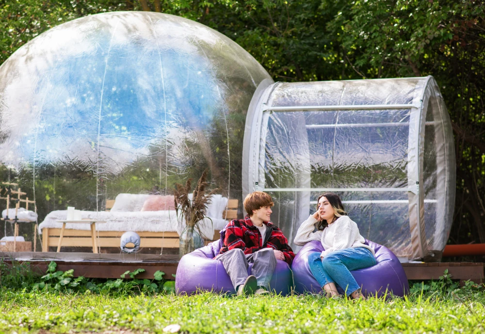 invisible bubble tent